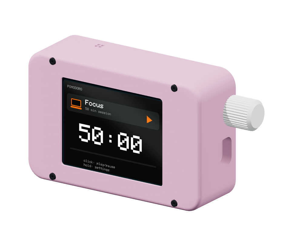PomoBox product render from ZeroMakeLab.